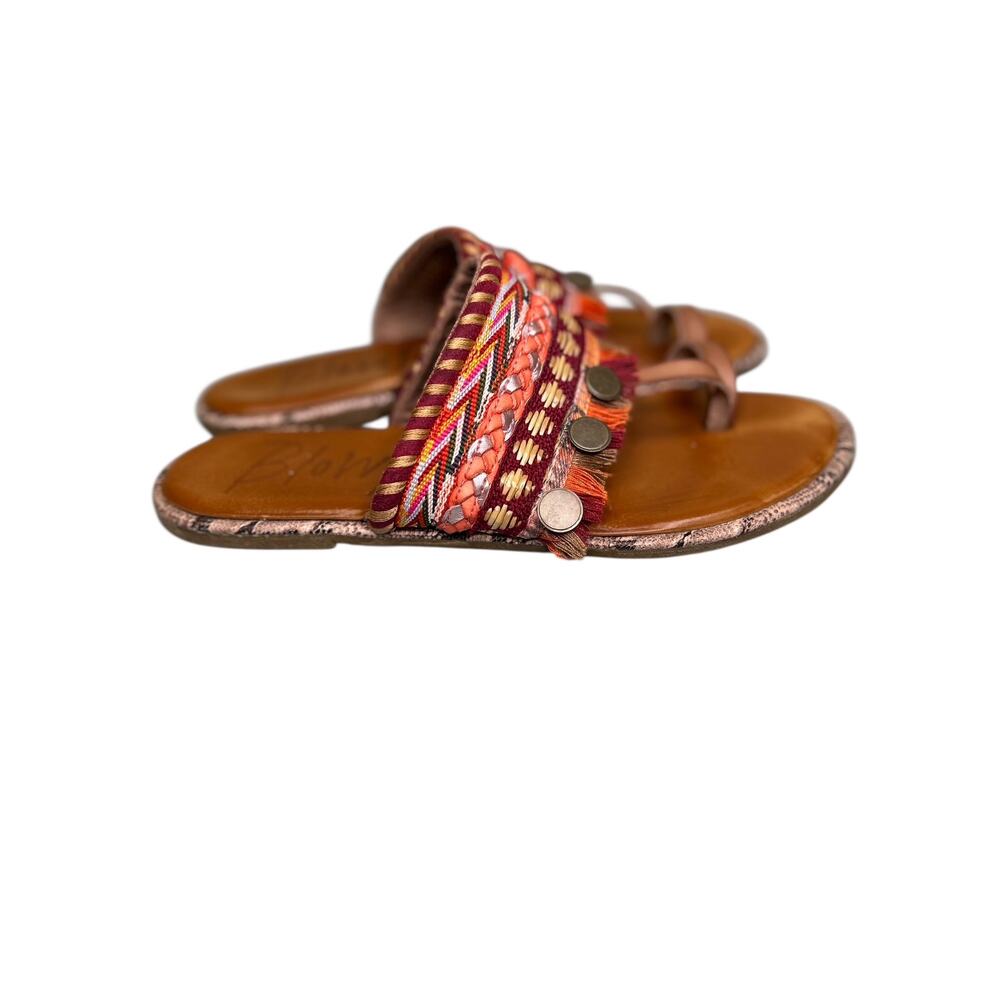 Blowfish Malibue Raelynn in Sea Lion Die Cut Multi Ribbons Sandals Sz. 9 - Picture 4 of 6
